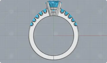 3d engagement ring design