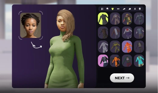 Custom 3-D Avatar Design