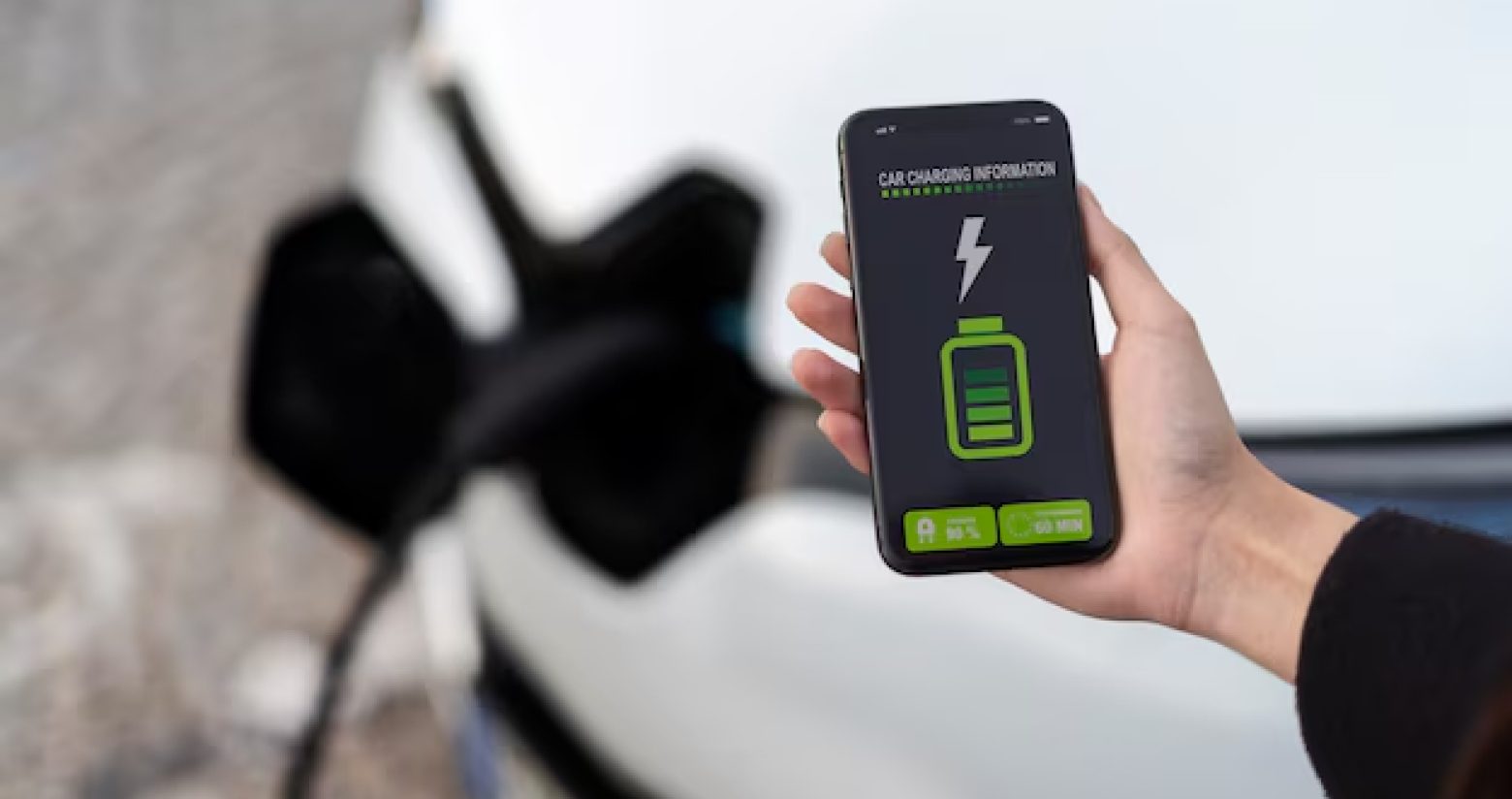 EV charging app Cell phone